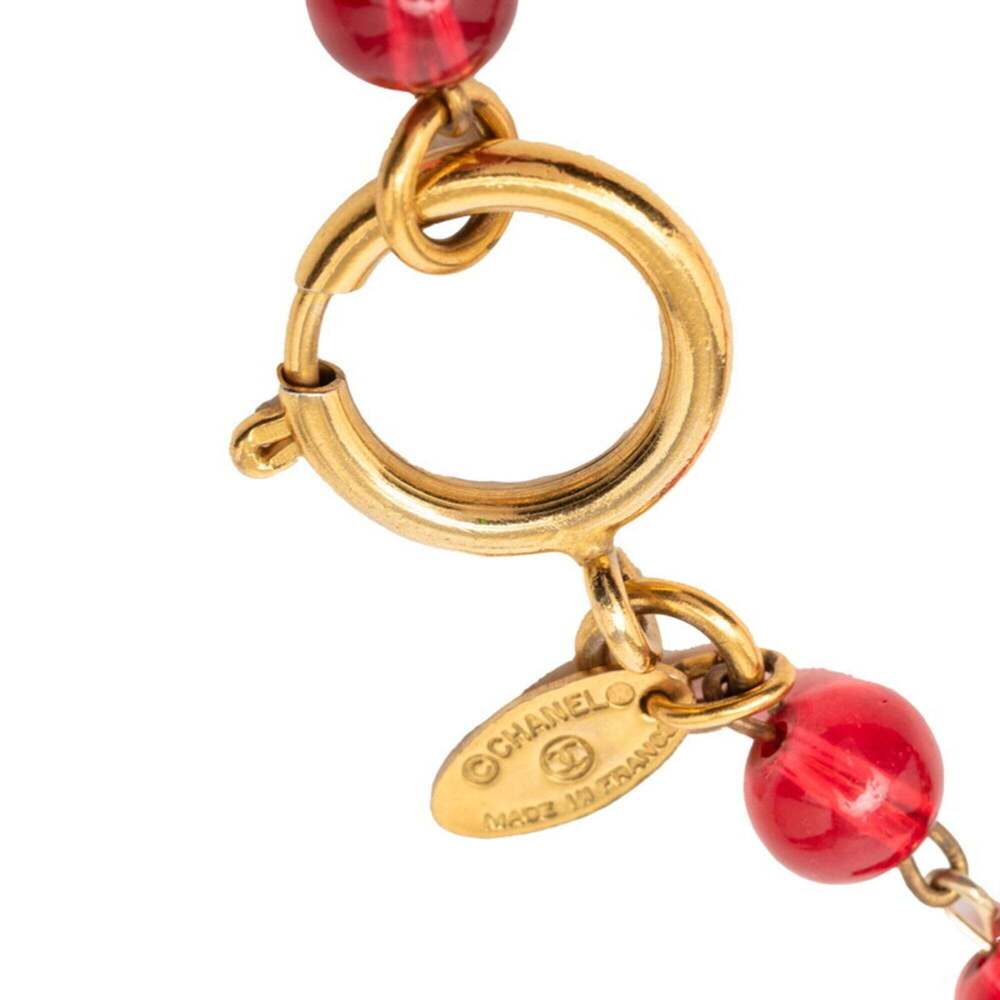 CHANEL Vintage Red Necklace - Picture 6 of 7